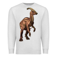 Oatmeal Heather parasaurolophus Premium Sweatshirt - Artiststas