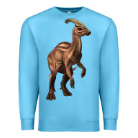 Ocean Blue parasaurolophus Premium Sweatshirt - Artiststas