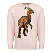Pale Pink parasaurolophus Premium Sweatshirt - Artiststas