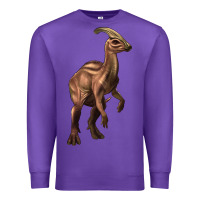 Purple parasaurolophus Premium Sweatshirt - Artiststas