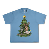 Pebble Blue hunting christmas tree Urban Heavy Tee - MaliasSmallBusiness