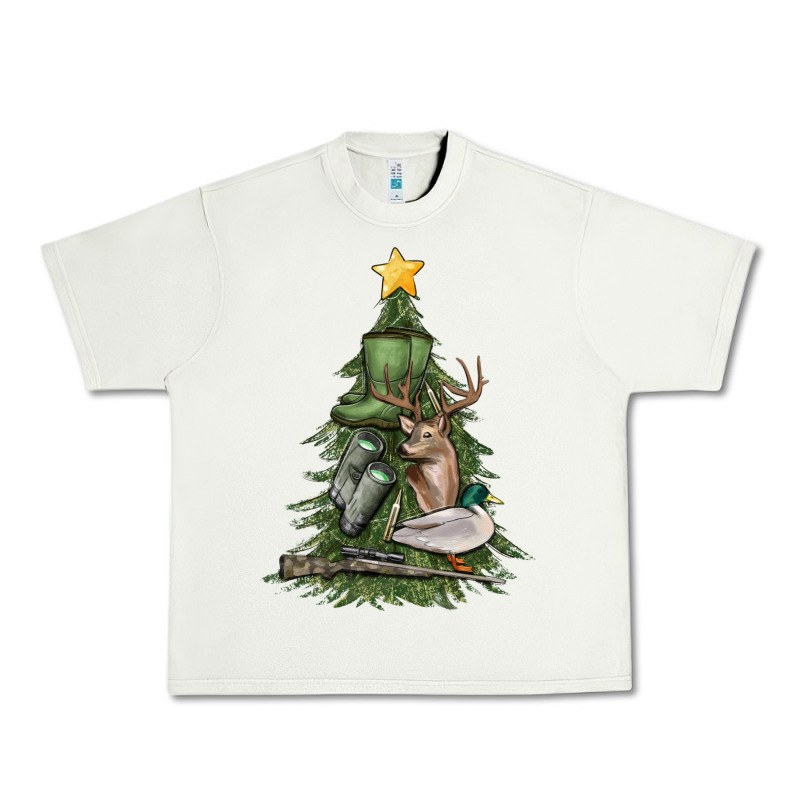 Hunting Christmas Tree Urban Heavy Tee by MaliasSmallBusiness | Teevron