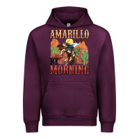 Mauve Wine amarillo by morning Urban Hoodie - MaliasSmallBusiness