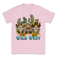 Bubblegum Pink wild west western gnome Classic Tee - BarkalooDesign