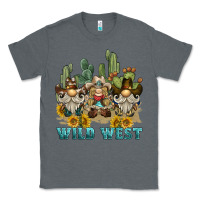 Charcoal Heather wild west western gnome Classic Tee - BarkalooDesign