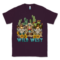 Plum wild west western gnome Classic Tee - BarkalooDesign