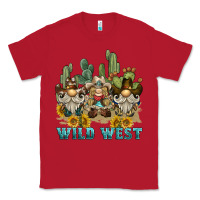 Red wild west western gnome Classic Tee - BarkalooDesign
