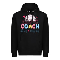 Black volleyball coach all day every day Premium Hoodie - MaliasSmallBusiness