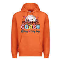 Carrot volleyball coach all day every day Premium Hoodie - MaliasSmallBusiness