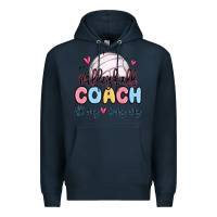 Navy volleyball coach all day every day Premium Hoodie - MaliasSmallBusiness