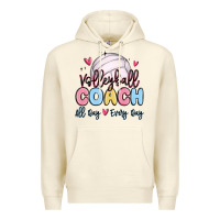 Sandshell volleyball coach all day every day Premium Hoodie - MaliasSmallBusiness