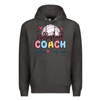 Smoke volleyball coach all day every day Premium Hoodie - MaliasSmallBusiness