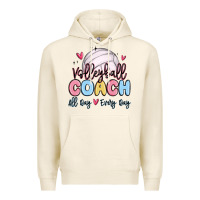 Tofu volleyball coach all day every day Premium Hoodie - MaliasSmallBusiness