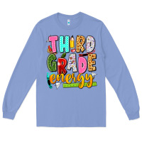 Colony Blue third grade energy Long Sleeve Tee - texasbilliewilder
