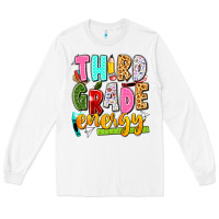 White third grade energy Long Sleeve Tee - texasbilliewilder