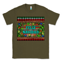 Army Green feliz navidad Classic Tee - RanaPortraitStore