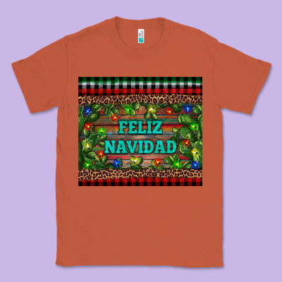 Feliz Navidad Classic Tee Designed By Ranaportraitstore