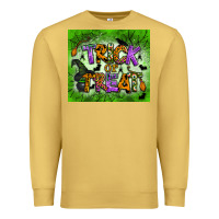 Antique Gold trick or treat tumbler Premium Sweatshirt - BundleAndBundleShop