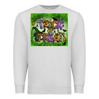 Dove Grey trick or treat tumbler Premium Sweatshirt - BundleAndBundleShop