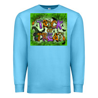 Ocean Blue trick or treat tumbler Premium Sweatshirt - BundleAndBundleShop