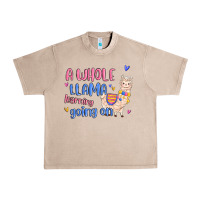 French Oak a whole llama learning going on Urban Heavy Tee - MaliasSmallBusiness