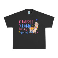 A Whole Llama Learning Going On Urban Heavy Tee | Teevron