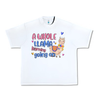 White a whole llama learning going on Urban Heavy Tee - MaliasSmallBusiness