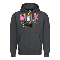 Smoke milk maker Zipper Hoodie - Zillion Design Studio