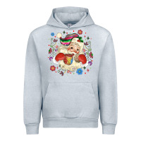 Heather Grey mexican christmas santa Urban Hoodie - MaliasSmallBusiness