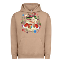 Pigment Burro mexican christmas santa Urban Hoodie - MaliasSmallBusiness