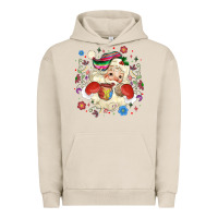 Pigment French Oak mexican christmas santa Urban Hoodie - MaliasSmallBusiness