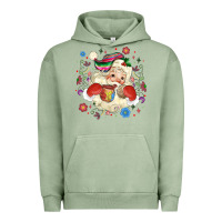Pigment Oil Green mexican christmas santa Urban Hoodie - MaliasSmallBusiness