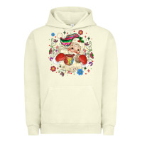 Pigment Pistachio mexican christmas santa Urban Hoodie - MaliasSmallBusiness