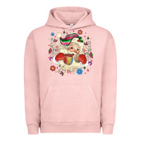 Pigment Salmon mexican christmas santa Urban Hoodie - MaliasSmallBusiness