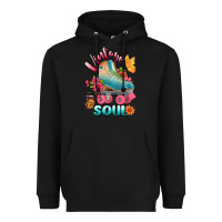 Black vintage soul Heavyweight Hoodie - BundleAndBundleShop