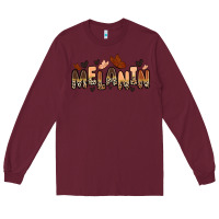 Burgundy melanin butterfly Long Sleeve Tee - Zillion Design Studio