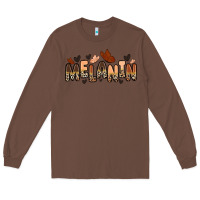 Chestnut melanin butterfly Long Sleeve Tee - Zillion Design Studio