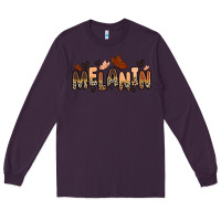 Plum melanin butterfly Long Sleeve Tee - Zillion Design Studio