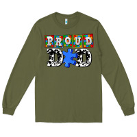 Army Green proud dad Long Sleeve Tee - AdoDesignShop