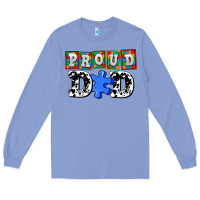 Colony Blue proud dad Long Sleeve Tee - AdoDesignShop