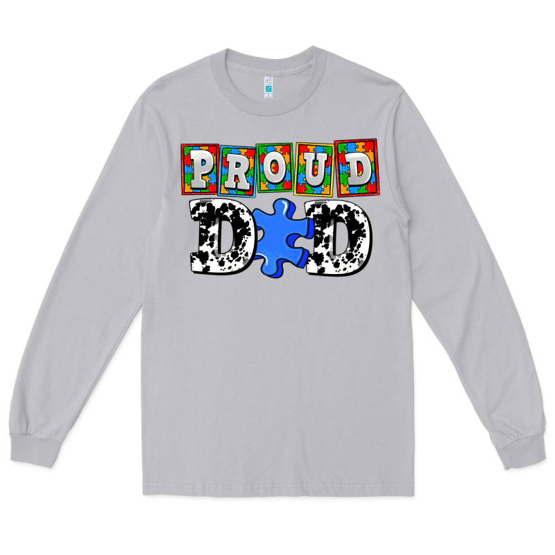 Proud Dad Long Sleeve Tee by AdoDesignShop | Teevron