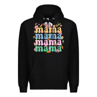 Black easter mama Premium Hoodie - MaliasSmallBusiness