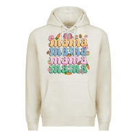 Oatmeal Heather easter mama Premium Hoodie - MaliasSmallBusiness