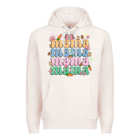 Pale Pink easter mama Premium Hoodie - MaliasSmallBusiness