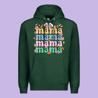 Easter Mama Premium Hoodie Designed By Maliassmallbusiness