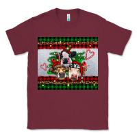 Burgundy christmas heifers Classic Tee - RanaPortraitStore