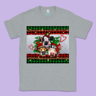 Christmas Heifers Classic Tee Designed By Ranaportraitstore