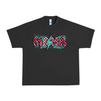 Pigment Black lightning bolt mama Urban Heavy Tee - MaliasSmallBusiness