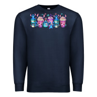 Navy stitch coffee cups libbey glass Premium Sweatshirt - Jasminsmagicworld