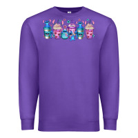 Purple stitch coffee cups libbey glass Premium Sweatshirt - Jasminsmagicworld